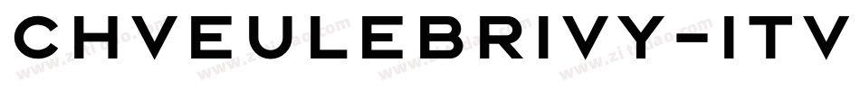 Chveulebrivy-ITV Bold字体转换